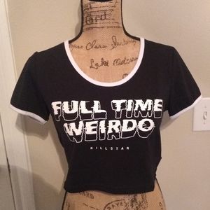 Killstar Full Time Weirdo Crop Top